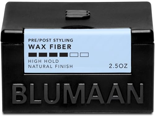 BLUMAAN Wax Fiber For Men - Adds Volume & Controls Hair All Day Hold - Natural Finish For All Hair Types - Original Styling Meraki
