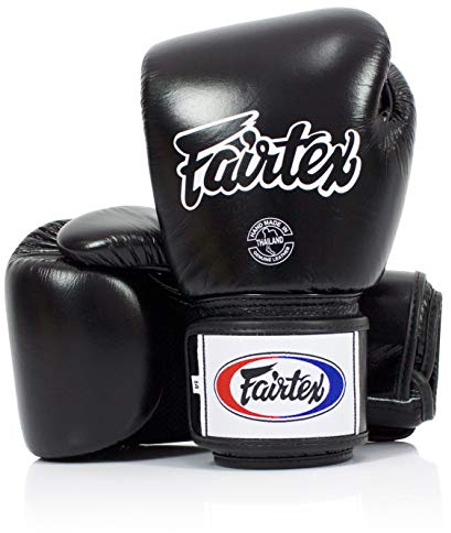 Guantoni da Boxe Fairtex BGV1BR Muay Thai Traspiranti per Uomini, Donne, Bambini | Guanti MMA, Kickboxing, Palestra, Allenamento | Qualità Premium, Leggeri e Ammortizzanti Guantoni da Boxe