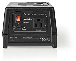 Nedis Transformador de Corriente 230 V de CA, 110 V de CA