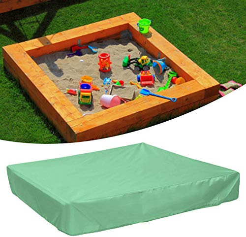 Kuuleyn Couverture de Piscine, Couverture de Piscine carrée Couverture imperméable de bac à Sable d'enfants pour la Cour arrière de Jardin(Green 200 x 200 x 20cm)