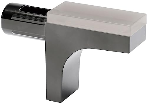 ITALIANA FERRAMENTA Glasbodenträger K-LINE steckbar ø5 mm, vernickelt schwarz
