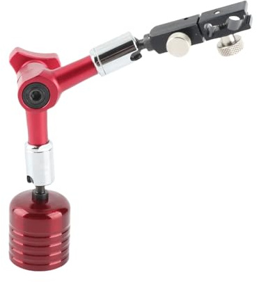 Messuhr mit Magnetfuß, Deosdum Messuhr-Basis Messuhr-Halter Mini-Universal-Einstellbarer 50 Kg Starker Magnetischer Hebelständer-Basis Messuhr-Halter