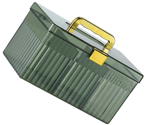 Cabilock Caja De Almacenamiento De Multi-Capacidad Organizador De Emergencia Familiar Botiquín Transparente y Portátil para Hogar y Oficina