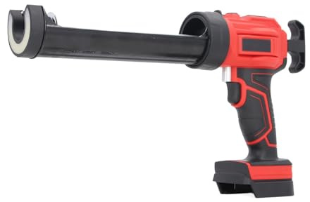 Cordless Caulking Gun Rechargeable Speed Adjustable Electric Caulk Gun With LED Light 4 Adjustable Speeds Sealant Gun Kit for Filling,Sealing