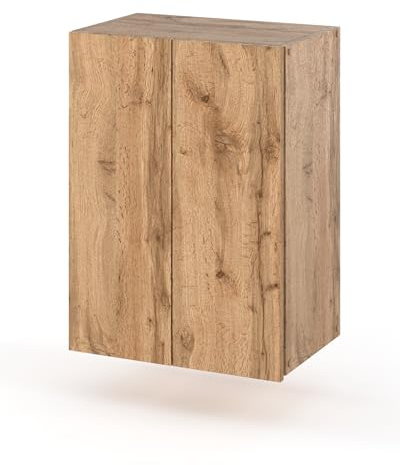 MRBLS_HOME MRBLS Badezimmerschrank (Wotan) – Hängeschrank Für Badezimmer - Wandschrank Badezimmer - 40 x 60 x 25 cm (B/H/T)