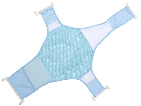 Babybadewannen Mesh Badebett für Neugeborene, Verstellbar, Rutschfest | Pp und Stoff, Hohe Flexible Netzstruktur, Vielseitig Nutzbar, für Babywanne, Säuglinge und Babys