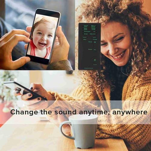 Sound Changer Voice Changer 4 Soundeffekte 4 Sprachänderungen Handheld-Soundkarte für Smartphone PC Tablet