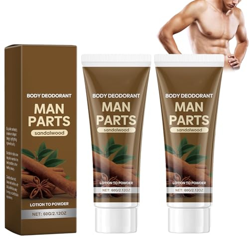 2 Pezzi Deodorante Multi-attivo Crema, Deodorante Deoactive Crema, Crema Corpo Nutriente e Lenitiva con Funzione Deodorante a Lunga Durata, Sensazione di Freschezza Durevole, Per Tutti i Tipi di Pelle