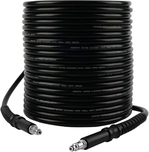 High Pressure Washer Replacement Hose for Bosch AQT Series Washers Domestic Bosch Aquatak, Click Type Plug Quick Connect SDS Fittings, Accessories Extension Water Clean Pipe (5 Meters)