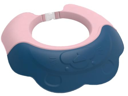 GARIOUANS Ear Protection Shower Cap for Boys and Girls and Adults Adjustable Silicone Bath Hat Hair Washing Shield for Shower and Bathing