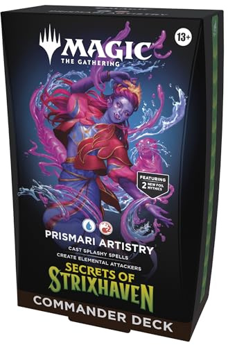 Magic: The Gathering Geheimnisse von Strixhaven Commander-Deck – Prismari-Kunstfertigkeit (Englische Version)