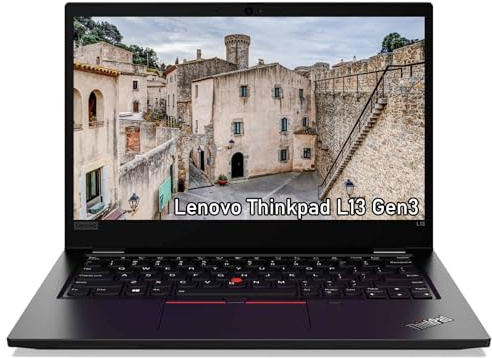 Lenovo Thinkpad L13 Gen3 Business Laptop, 13.3 FHD(1920x1080) Computer, Intel Core i5-1235U, 512GB SSD, 16GB RAM, UK Qwerty Keyboard, Windows 11 Pro (Renewed)