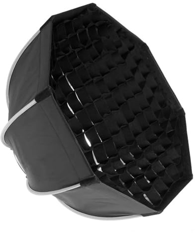 Compatibile con flash con montaggio Bowens - Softbox portatile con ombrello ottagonale da 55-120 cm con griglia(Softbox with Grid)