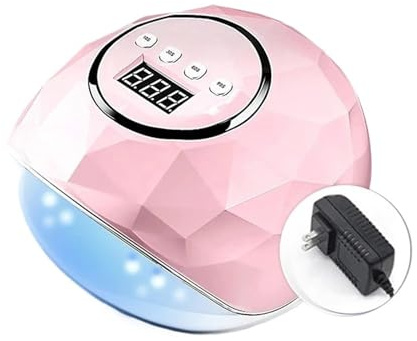 Lampada UV LED da 86 W for manicure con 39 , lampada for asciugatura rapida delle unghie, fotopolimerizzante for tutti gli smalti in gel(Pink-2)