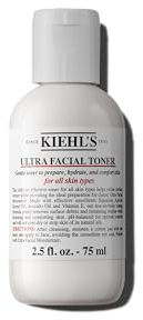 Kiehl's Ultra Facial Toner with Squalane, Gentle Alcohol-Free Face Toner, Hydrates Skin and Refines Skin Texture, Non-Stripping Formula, with Avocado Oil & Vitamin E, Paraben-Free - 2.5 fl oz