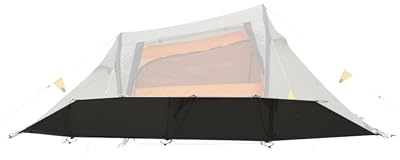 Wechsel Groundsheet Aurora I Schwarz I robuste Zelt-Unterlage Boden I Zeltplane wasserdicht mit 7000mm Wassersäule I Bodenplane aus 75D Polyester I Camping-Plane zum Schutz vor Nässe & Schmutz