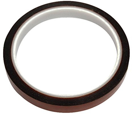 BONUS Eurotech 1BL08.02.0012/033A# polyimid maskering och elektriskt isoleringsband, silikonlim, temperaturbeständighet i 30 min + 268 grader C, längd 33 m x bredd 12 mm x total tjocklek 0,06 mm