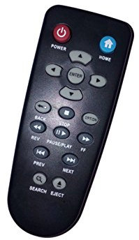 Universelle Ersatz-Fernbedienung für WD TV Live Plus Mini für Western Digital Plus Hub Streaming Media Player WDTV001RNN