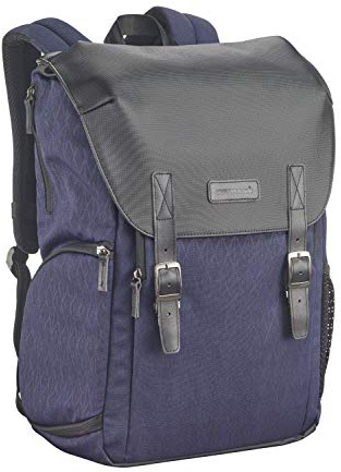 Cullmann Bristol Daypack 600+, dunkelblau, Kamerarucksack mit Notebook-Fach, Vintage