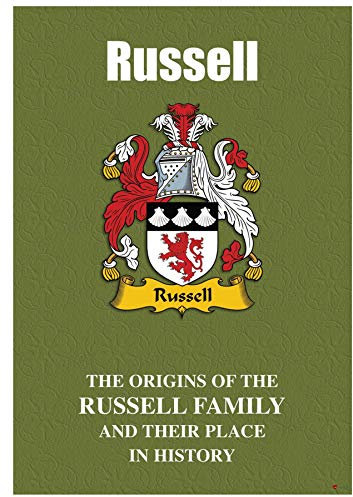 I LUV LTD Russell Anglais Nom de Famille Livret D'histoire avec de Brefs Faits Historiques