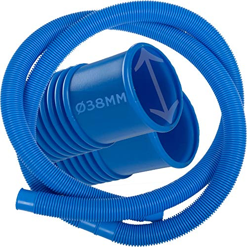 Generisch Poolschlauch Solarschlauch Saugschlauch Schwimmbadschlauch Pool Ø 38mm blau (30,0m (20))