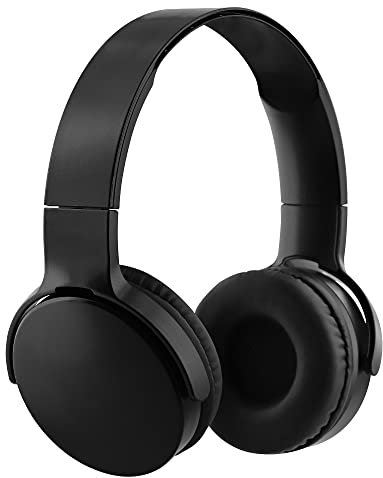 T'nB Tnb Casque sans Fil Ajustable Réglable, Ultra Léger, avec Connexion Bluetooth, Son Stéréo avec Micro Intégré, Autonomie Jusqu’à 8 Heures – Noir