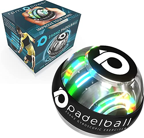 RPM Power Padelball Trainingskugel für Arm, Ellenbogen und Handgelenk, mit Gyroskop, reduziert Verletzungsrisiko, für Männer und Frauen auf jeder Ebene