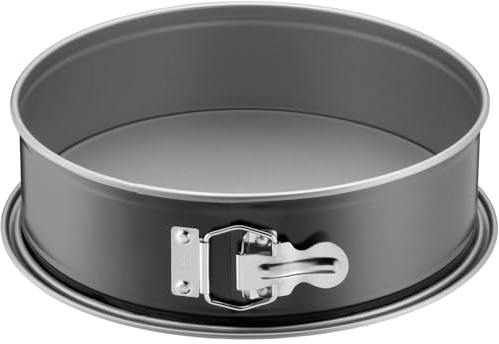 ORIGINAL KAISER X-Mas - Molde redondo para tartas (26 cm, base plana, antiadherente, antigoteo), color negro