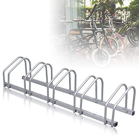Randaco Aufstellständer Mehrfachständer für 5 Fahrräder Fahrrad Ständer Hinterbauständer Boden Wand Montage Fahrradaufhängung Bicycle Stand