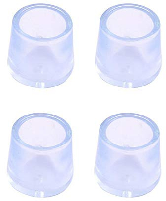 Juego de 4 Puntas Antideslizantes de Goma para Patas de Silla, Protectores de Suelo de Silicona, Fundas de pie de Silla, Almohadillas de protección de pies de Muebles, sin Ruido ni arañazos