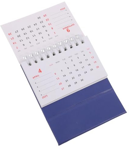 STOBOK Tischkalender Eleganter Handlicher Stehkalender Für Zuhause Und Büro Monatsübersicht Dekorativ Und Praktisch Für Planung Und Organisation