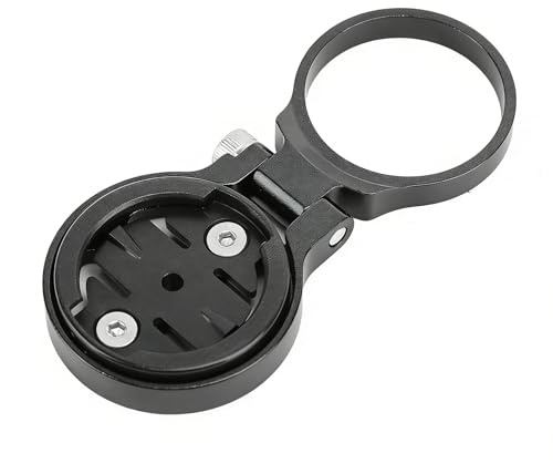 Uadme Halterung Fahrrad, Verstellbare Fahrradcomputer Halterung, Tacho Halterung für Ｇarmin 1000/820/810/800/520/510/500/200, Schwarz