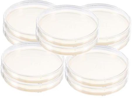 COSMEVIVI 10stücke Labor-agarplatte Vorgegossene Agarplatten Petrischalen Mit Agar Für Experimentierbedarf Tragbare Agar-petrischalen Für Wissenschaftliche Projekte Und Laborbedarf
