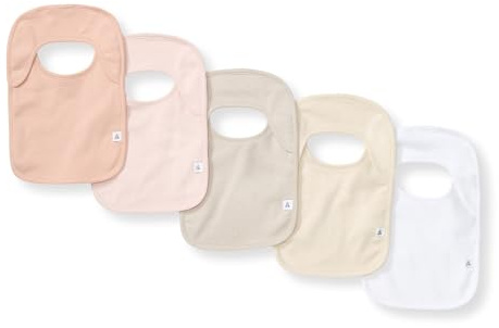 Burt’s Bees Baby Organic Baby Bibs – 100% Cotton Newborn Infant Bibs for Baby Boys & Girls