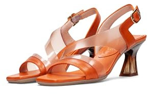 Hispanitas Sandalia Tacon Greta Papaya para Mujer