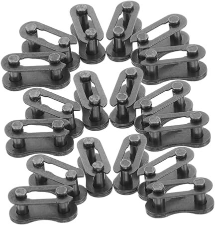 SOIMISS 20pcs Bicycle Chain Link Connector Bike Chain Repair Accessories for Mountain Road Bikes
