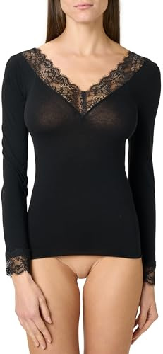 Golden Lady Maglia Scollo V Pizzo, Pack da 1 Pz