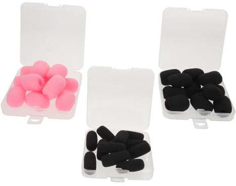 UPKOCH 36stücke Mikrofon Schwammüberzüge für Headset und Ansteckmikrofone Windschutz aus Schaumstoff zur Geräuschfilterung und Windabweisung mit Robuster Konstruktion für Klare Klangwiede