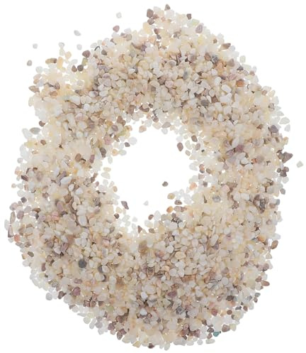 TOYZFRIENDY 1kg Natural Polished Aquarium Gravel Fish Tank Rocks Substrate for Planted Aquarium Decorative Sand for Freshwater and Marine Fish Tanks