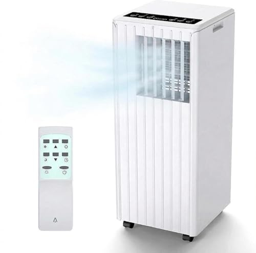 Condizionatore portatile,7000 BTU/H, 4-in-1 Climatizzatore Portatile, Condizionatore Canalizzabile, Gas Ecologico R290, Silenzioso, Raffreddamento, Deumidificazione, Display LED, copertura fino a 42 ㎡