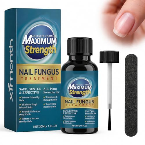 Extra Strong Fungal Nail Repair for Toenails and Fingernails, Advanced Nail Repair Liquid to Revitalize Damaged and Discolored Nails, Fast Acting Anti Fungal Solution 30ml