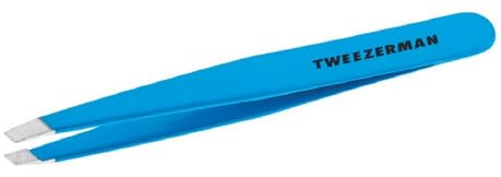 Tweezerman Augenbrauen Pinzette, blau Jewel, 1er Pack (1 x 1 Stück)
