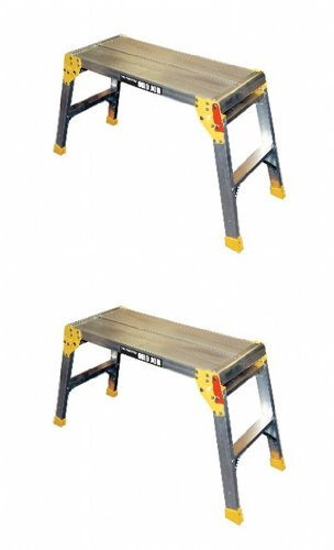 1 x Pair Odd Job Hop Up Folding Work Platform - 31089818