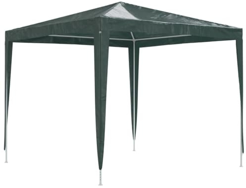 vidaXL Profi-Partyzelt 2,5×2,5 m Grün 90 g/m²