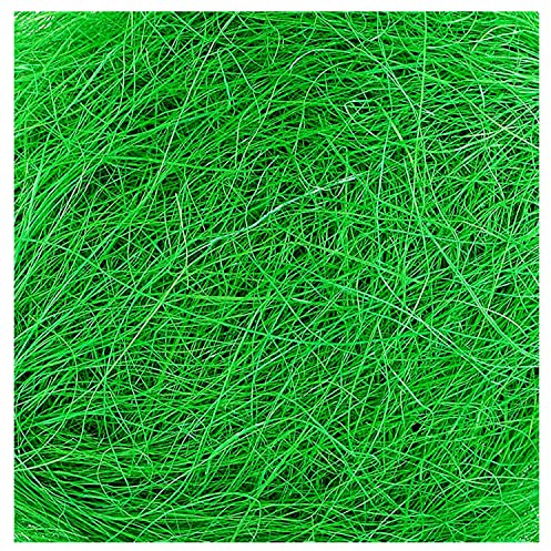 AKH® Erba pasquale, cestino di Pasqua, 30 g, erba verde, decorazione per la caccia alle uova di Pasqua, erba sintetica pasquale, per caccia alle uova, cappello, cappello, cesti regalo, decorazione