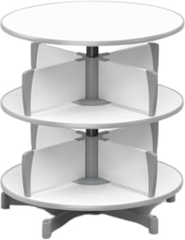 Moll Multifile Ordnerdrehsäule | drehbarer Aktenschrank individuell erweiterbar | platzsparendes Ordnungssystem | flexibles Aktenrondell für Büro & Zuhause | flexibel & funktional | Made in Germany