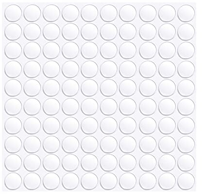 1000 Stück Doppelseitige Klebepunkte Runde Klebepunkte für Luftballons Poster Aufkleber für Wände, Keine Markierungen, Wiederverwendbares Kittband für Party-Dekorationen Heimwerker-Dekoration (10 mm)