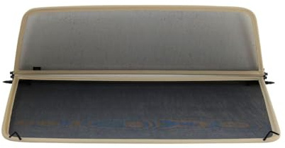 PureWind Windschott kompatibel mit Saab 9-3 Baujahr 2004-2014 (Beige) – Windschott Universal mit Schnellverschluss ohne Tasche