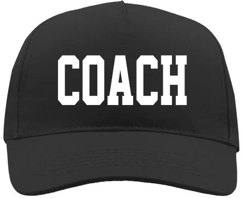 TeeDesign Casquette Coach - Idée Cadeau d'Anniversaire pour Homme Femme, Sport Football et Mister - Chapeau Coach, Taille Unique