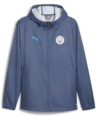 PUMA Men's Manchester City All-Weather Training Jacket, Inky Blue Magic, L